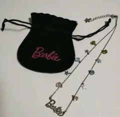 Barbie ロゴ入り 星型モチーフ ネックレス