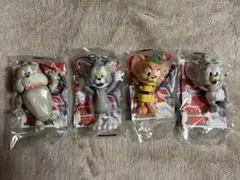 新品未開封　トムとジェリー　ブラブラストラップ　Ver.2 ４点セット