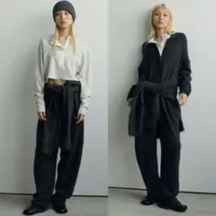 【最終価格】anuke Knit Easy Combinaison グレー