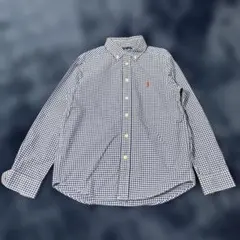 Ralph Lauren チェック柄長袖シャツ M (10-12)
