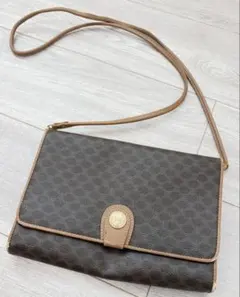 CELINE マカダム ショルダーバッグ　オールドセリーヌ