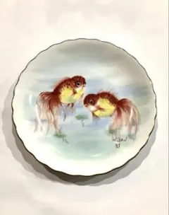ナンシーガン　絵皿　ナルミ　ボーンチャイナ　シンガポールエアラインのサムネイル