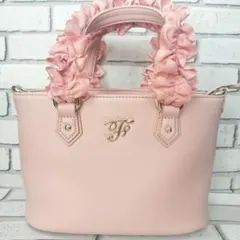 【メゾンドフルール】Maison de FLEUR　フリルハンドルトートバッグ
