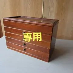 アンティーク　木製ジュエリーボックス アクセサリー収納ケース