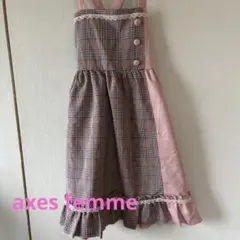 axes femme kids つりスカート　140