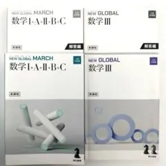 NEW GLOBAL 数学 2冊セット 解答編付き
