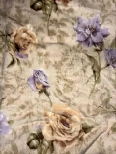 毛布 アクリル 100% 花柄140cm x 200cm 日本製