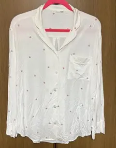 gelato pique ジェラートピケ ハート柄 パジャマシャツ&ロングパンツ