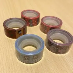 平成レトロ Disney デコテープ マスキングテープ シール まとめ売り