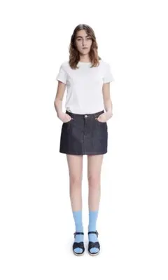 美品 A.P.C. アーペーセー デニム ミニスカート インディゴのサムネイル