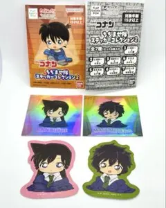 【新品】名探偵コナン ちぢませ隊ステッカーコレクション2 世良真純&毛利蘭セット