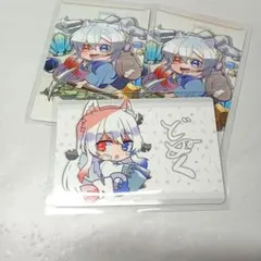 からぴち どぬく 展示会トレカ 初期ビジュ、シェアハ