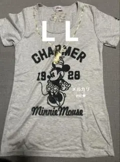 ディズニー　ミニーマウス　Tシャツ　LLサイズ