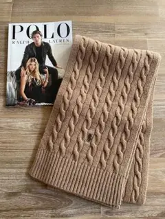 Polo Ralph Lauren ケーブル編みマフラー ベージュ新品未使用