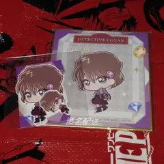 名探偵コナン　クラックス　ジュエルSD　ミニ色紙＆ステッカー　灰原哀セット