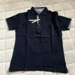 TAKEO KIKUCHI ポロシャツ ネイビー 花柄