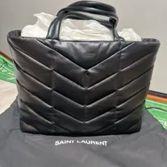 国内正規品　新品未使用　サンローラン スムースレザー パファー トートバッグ