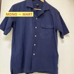 【 MONO-MART 】 半袖シャツ / ネイビー / Lサイズのサムネイル
