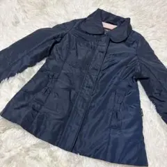 コムサイズム　Aライン　コート　ネイビー　110