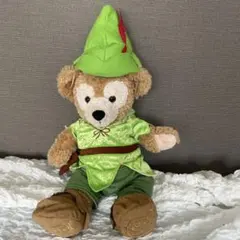 ダッフィー　ぬいぐるみ　ピーターパンコスプレ