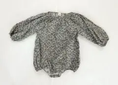 韓国子供服　モンベベ　monbebe リーフ　ロンパース　カバーオール　M 80