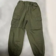 GU カーゴパンツ カーキ サイズ130