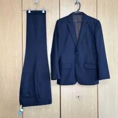 ネイビー ストライプ ビジネススーツ セット