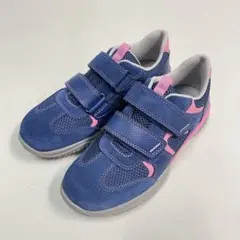 superfit キッズ スニーカー ブルー ピンク マジックテープ サイズ33のサムネイル