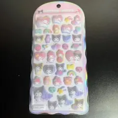 マイメロ クロミ シール サンリオ コットンパフィ cotton puffy