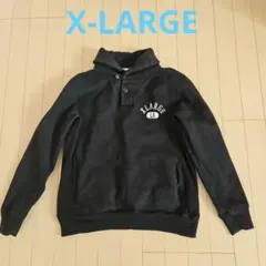 XLARGE プルオーバー ブラック　メンズS