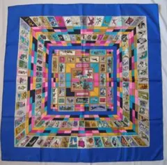 エルメス カレ90 シルクスカーフ 箱付き シミあり スイス購入