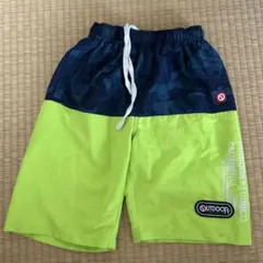 OUTDOOR PRODUCTS 水着 ネイビー/ライムグリーン