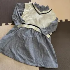 ⭐︎新品⭐︎anyfam ストライプ ワンピース SSのサムネイル