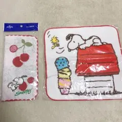 ハンドタオル スヌーピ 31 ユニバ サクランボ　ノベルティ サーティーワン