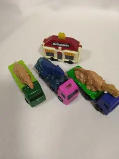 マクドナルド 恐竜 ミニカー 4台セット 묶음 판매