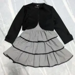 アリサナ　入学式　卒園式　フォーマル　セットアップ　女の子　130