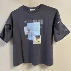 【PINK-latte】半袖Ｔシャツ＊チャコールグレー＊XSのサムネイル