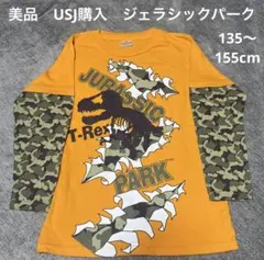 美品　USJ購入　ジェラシックパーク　長袖　Tシャツ　135〜155cm