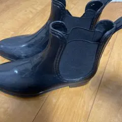 ブラック サイドゴアブーツ