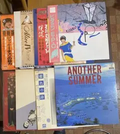 邦楽 レコード 8枚セット まとめ売り
