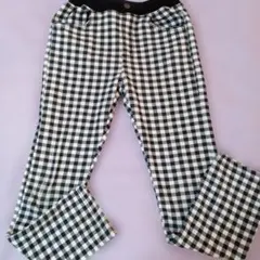 ギンガムチェック カジュアルパンツ