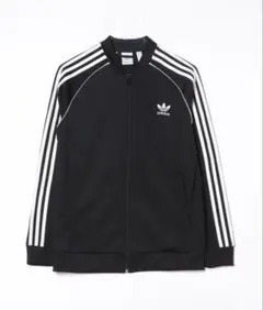 adidas ブラック ジャージ 3本ライン