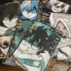 ヒロアカ ビジュアル タオルセット7種類+別種1枚