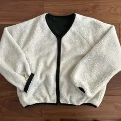 リバーシブルアウター　 M ブラック/ホワイト