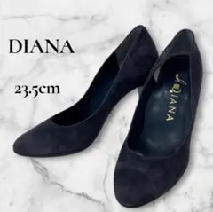 DIANA 다이애나 펌프스 23.5cm 네이비 스웨이드