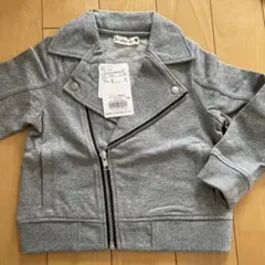 新品未使用　スウェット　ライダース　長袖　ジャケット 上着　110cm