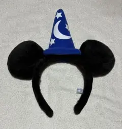ディズニー　ミッキー耳カチューシャ　サイズフリー