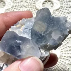 台座オマケ付 ♡高品質 セレスタイト♡ 希少型 山 お花 虹 天然石