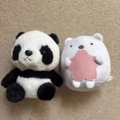 すみっこぐらしパンダのぬいぐるみセット