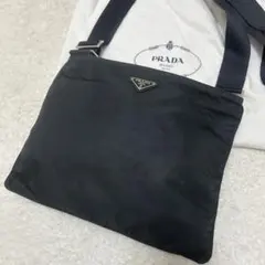 【美品】プラダ ナイロン 三角ロゴ ショルダーバッグ サコッシュ